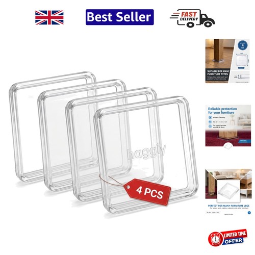 Clear square coasters - coasters, mm