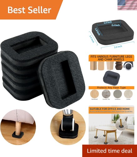 Pcs felt furniture coasters - 12,