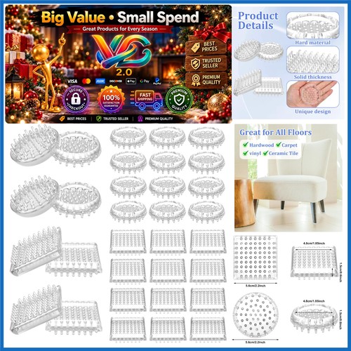 Pack carpet protector cups - carpet,